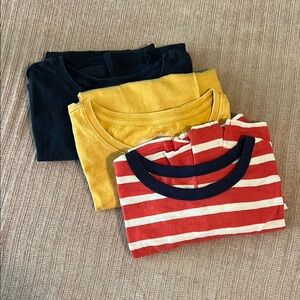 Striped and Solid T-Shirts Bundle Size Small